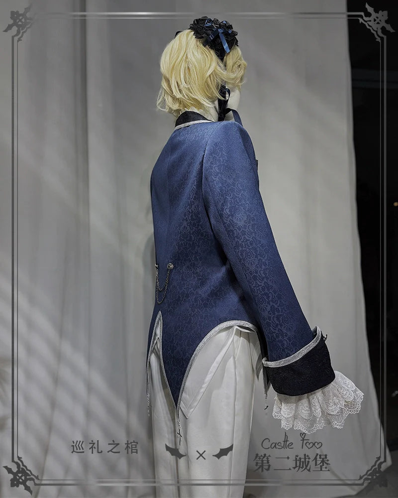 CastleToo - Coffin of Pilgrimage - Medieval European Ouji Lolita Shirt & Pants Suit