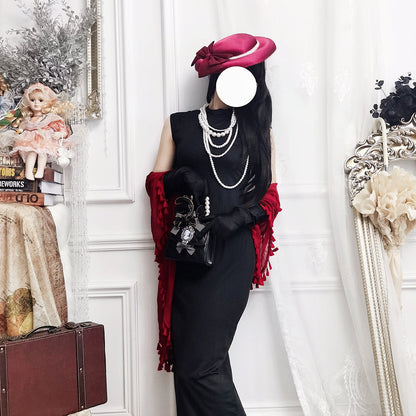 Miss point - Rhine Riverside - Summer Bow Lolita Top Hat