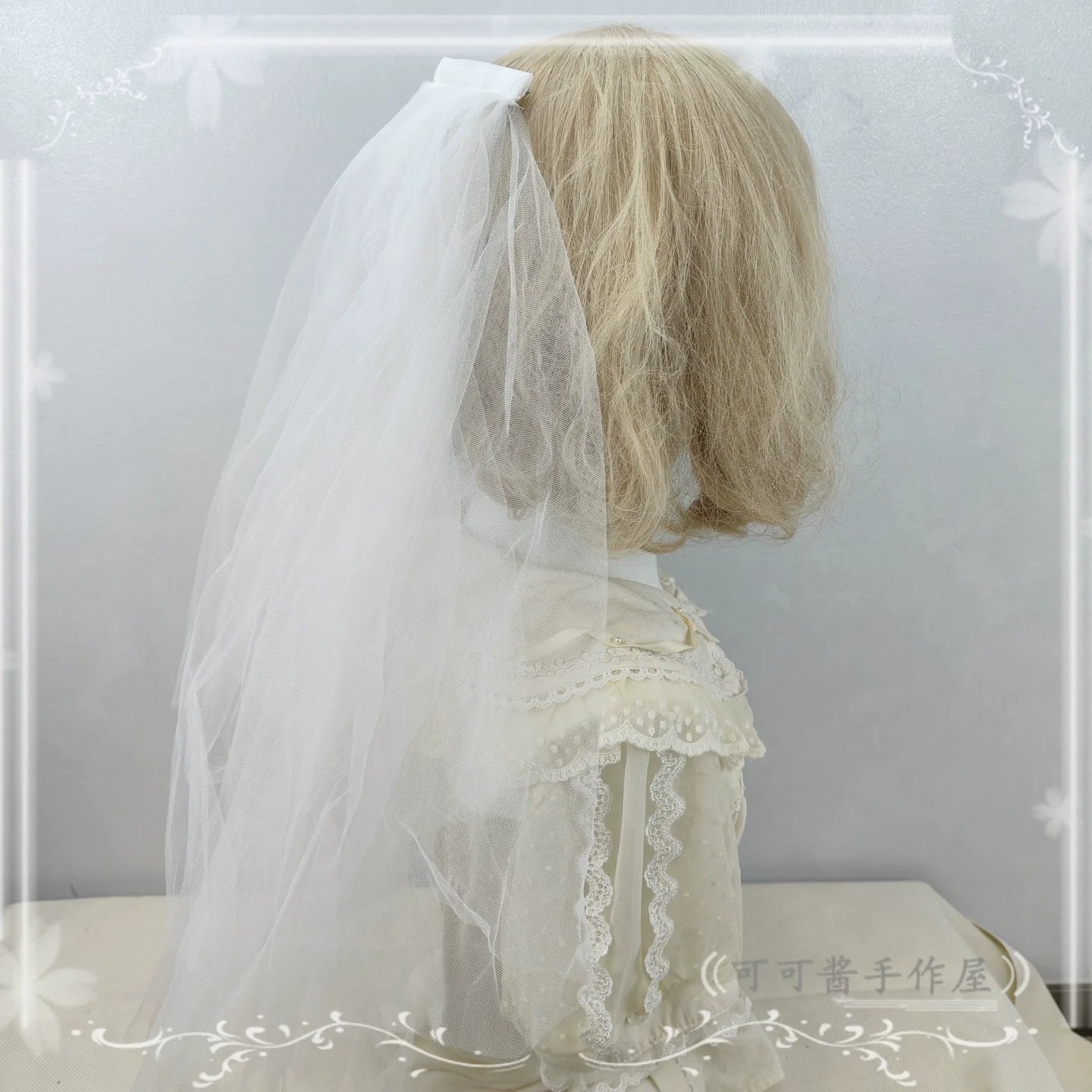 Cocoa Jam - Halloween Gothic Lolita Accessories, White Bride Style
