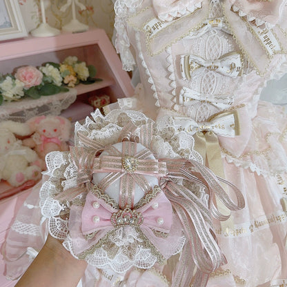 Cheese Cat - Sweet Lolita Cake Top Hat Handmade Lolita Accessory