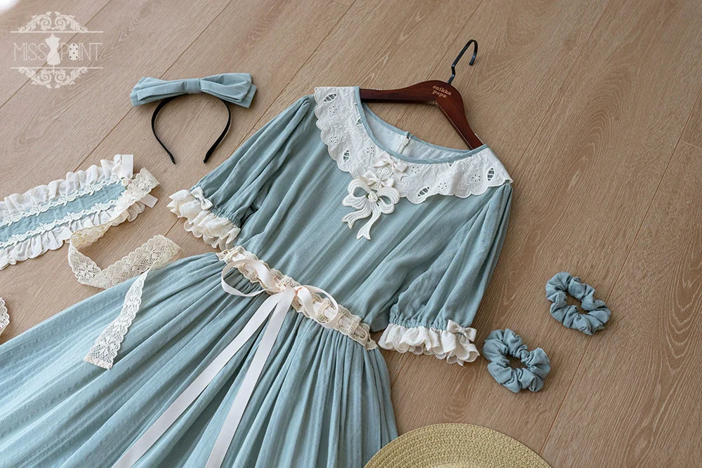 Miss Point - Customized Elegant Lolita OP Dress Cute Daily Girl Short Lolita Dress