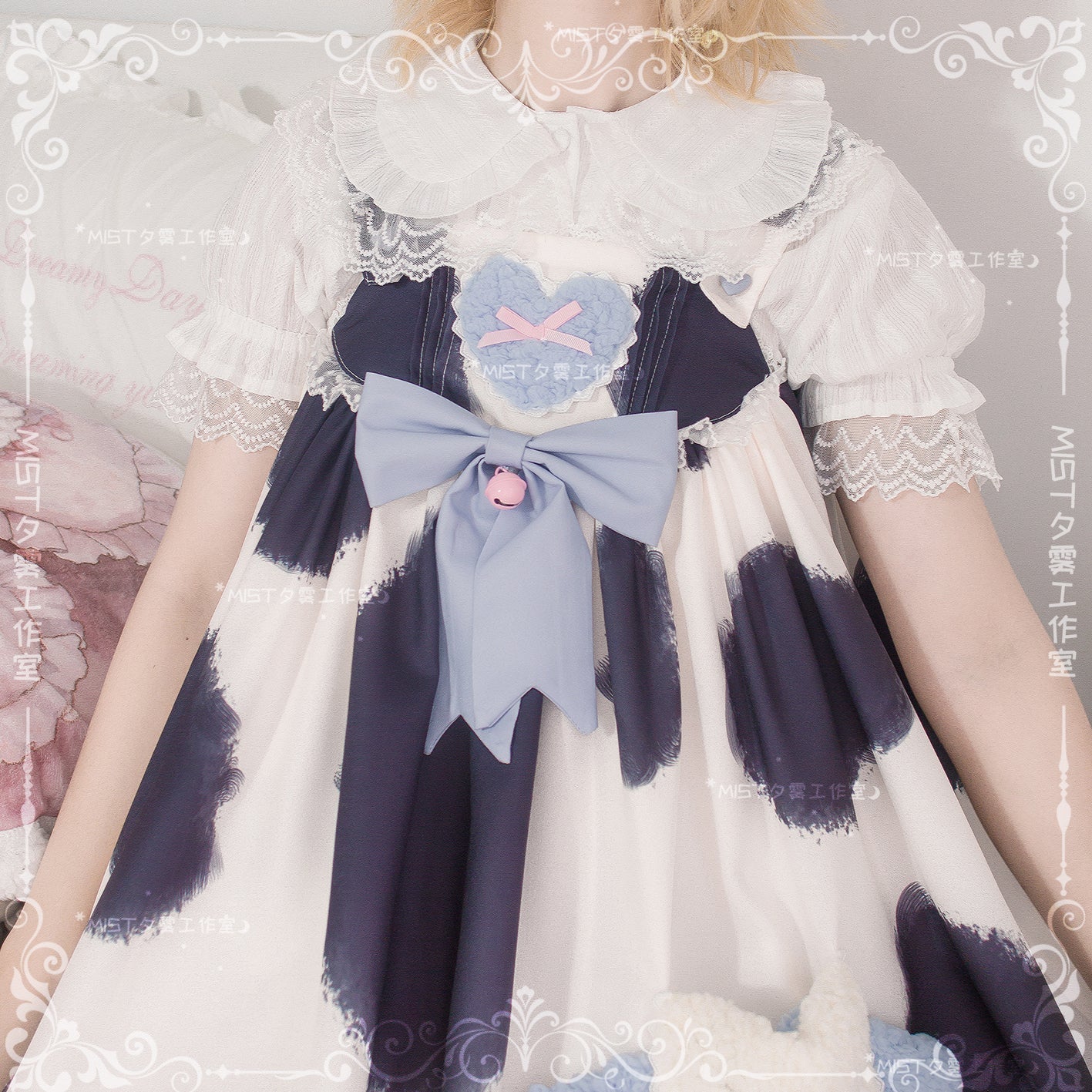 MIST - Sweet Lolita Golilla Short Sleeve Shirt