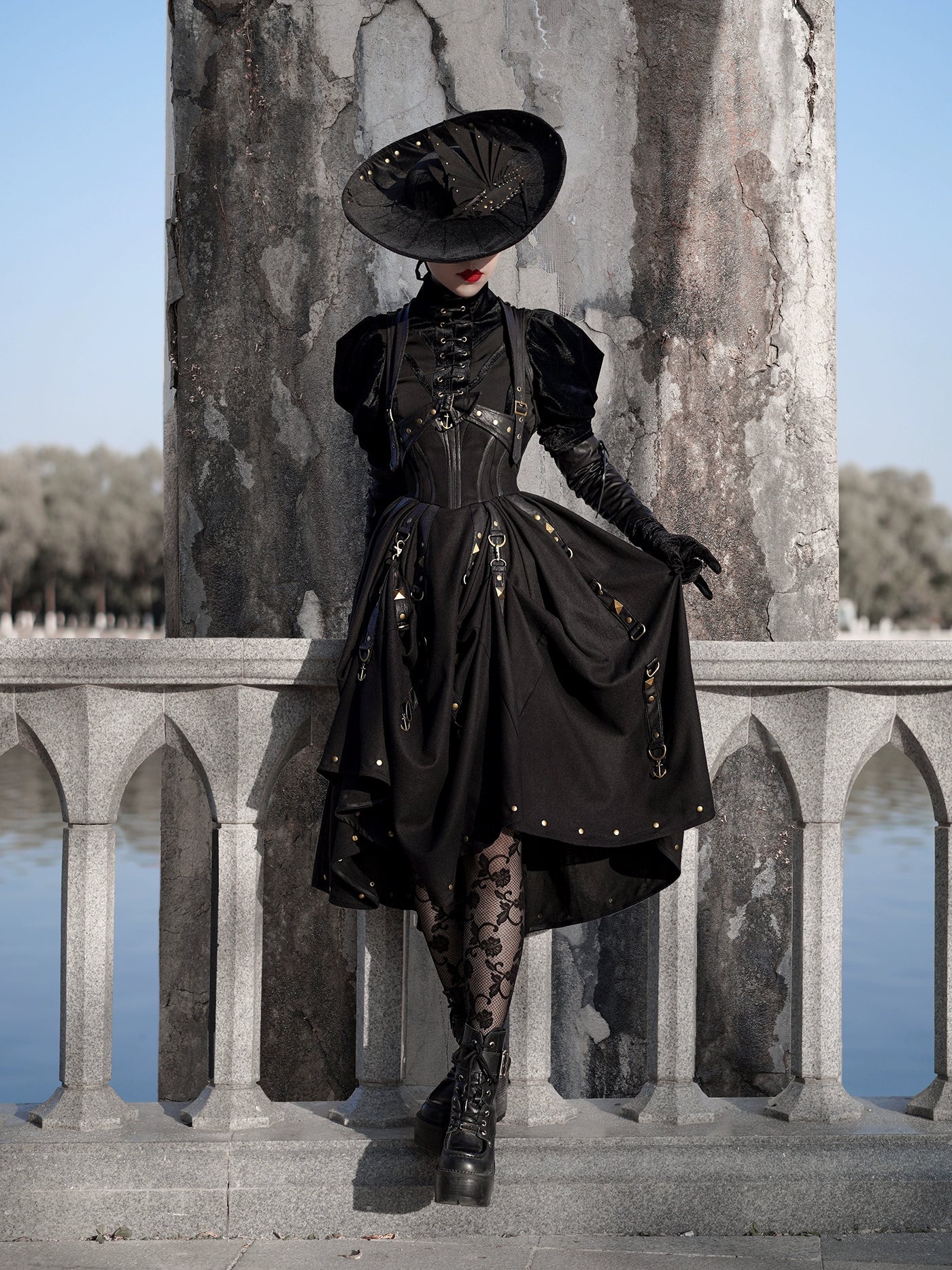 FOXTROT - Ghost Ship - Gothic Lolita Pirate JSK & Mutton Sleeves Blouse