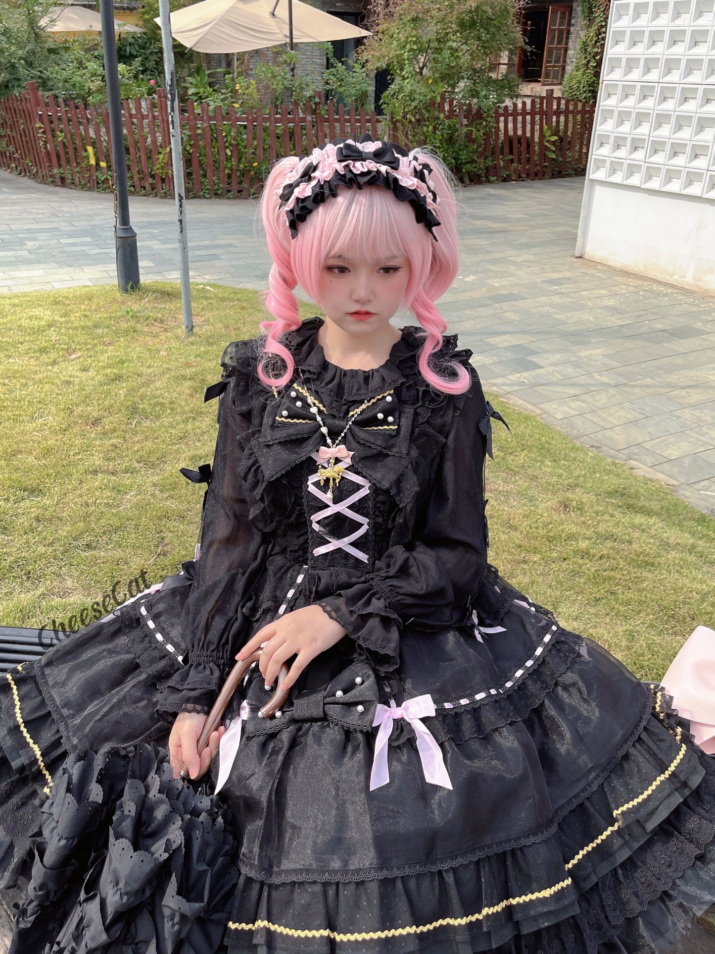 Cheese Cat - Doll Lullaby Tabby Cat Cotton Lolita Headdress