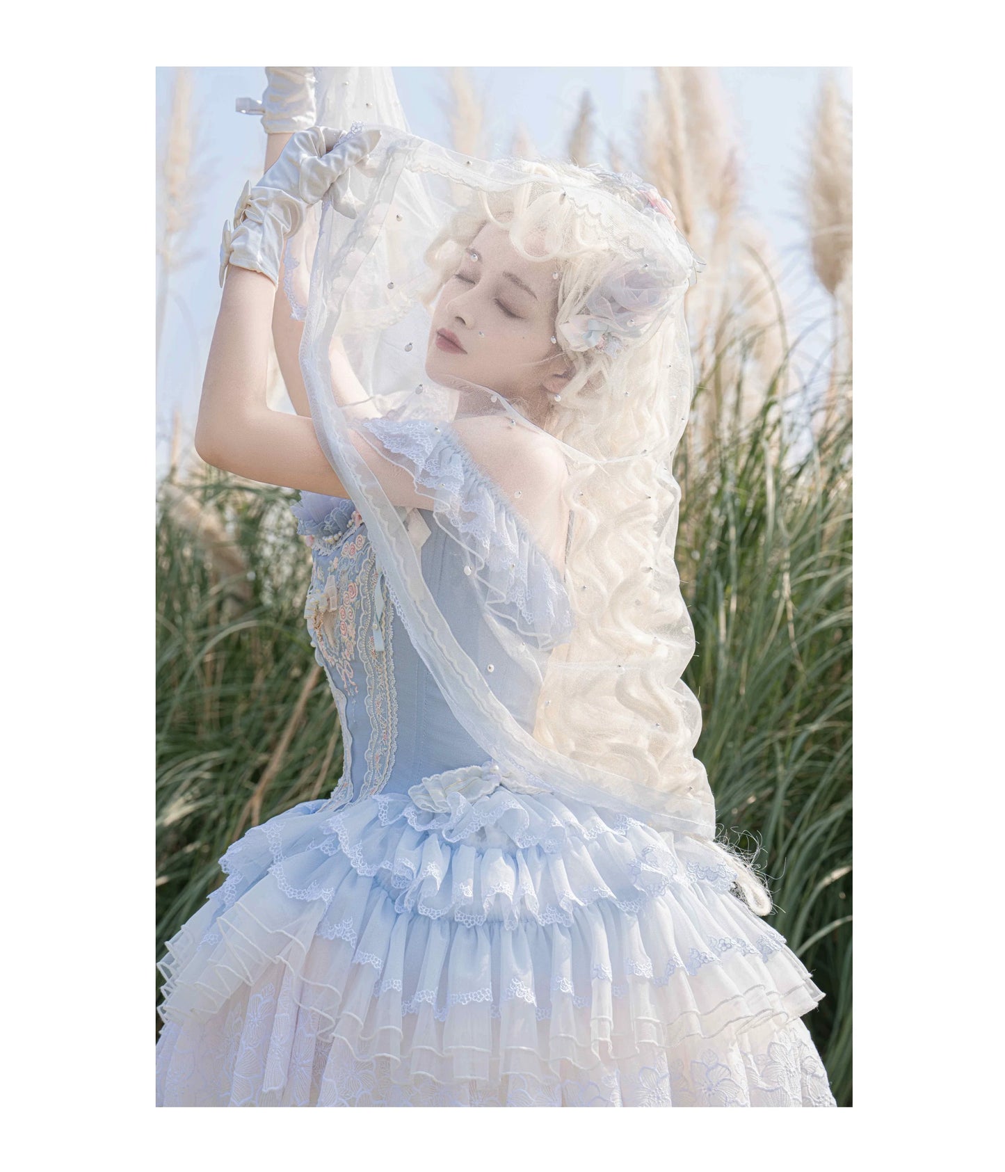 Garden Cat - Dreamy Dance Gorgeous Lolita JSK and SK