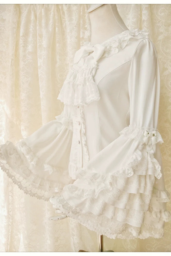 Youlan Lane - Retro Lolita Hime Sleeve Lolita Blouse
