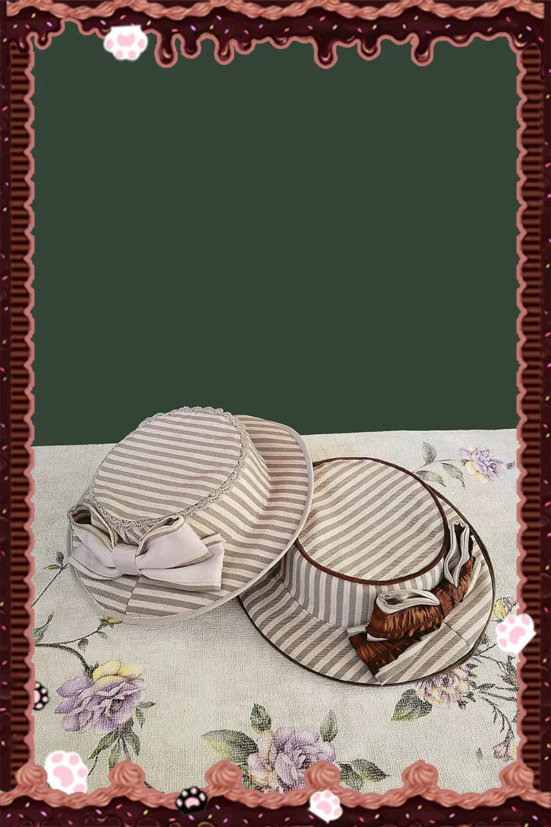 Infanta - From Afar - Vintage Striped Peppy-Style Lolita JSK & Cape