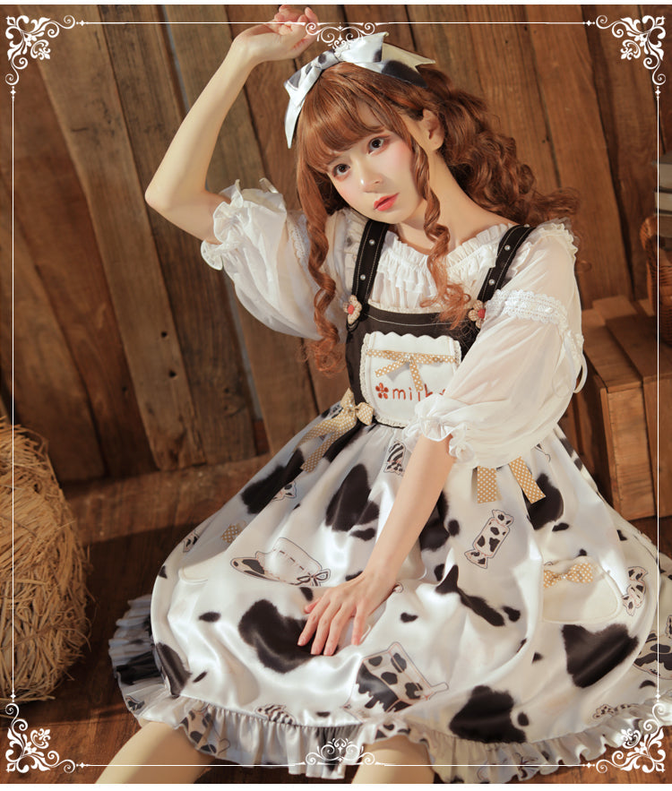 Eieyomi- Sweet Milk Candy - Kawaii Lolita JSK