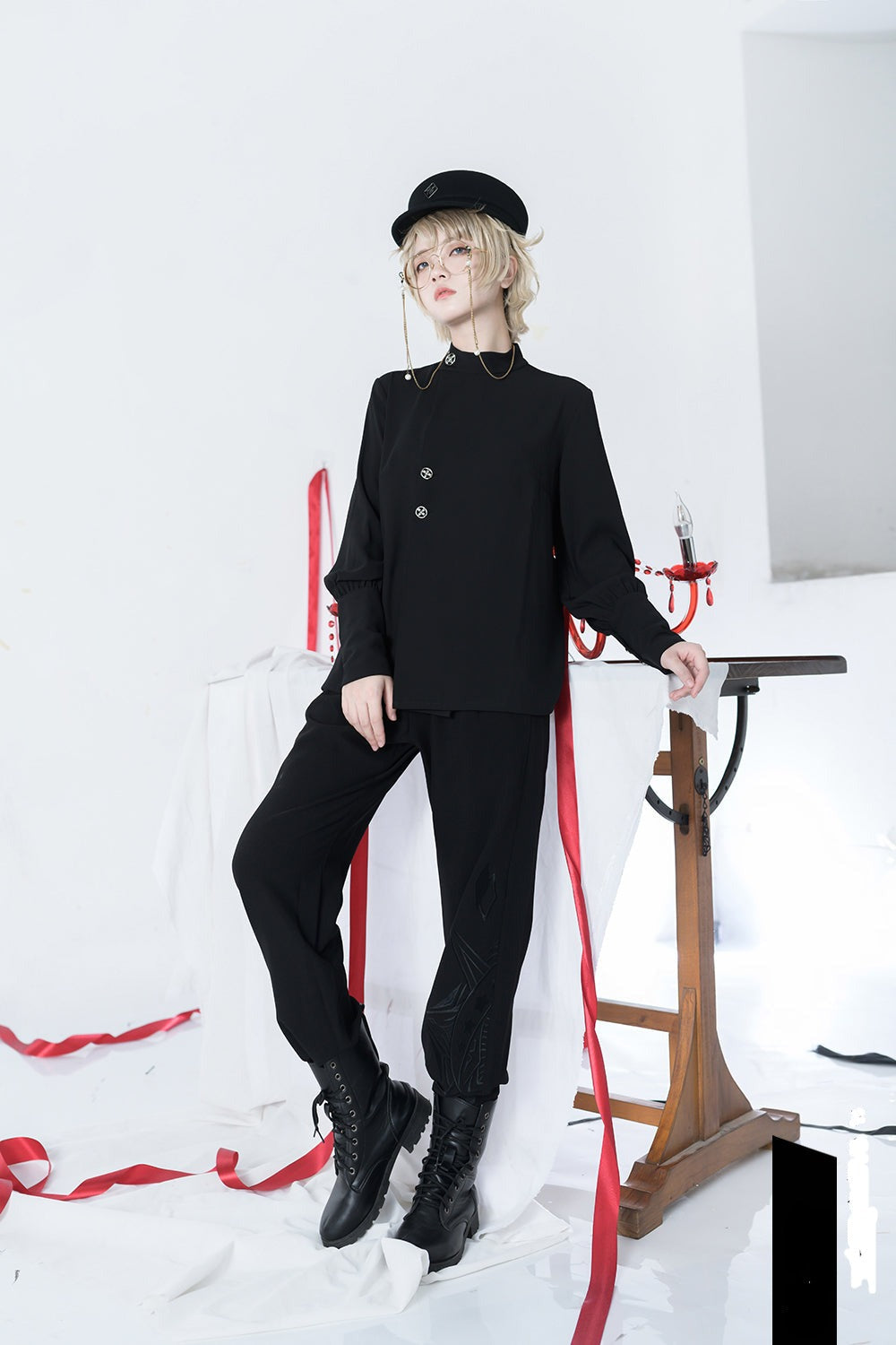 Princess Chronicles - The Stars Change - Stand Collar Ouji Lolita Blouse