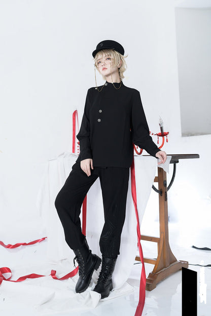 Princess Chronicles - The Stars Change - Stand Collar Ouji Lolita Blouse