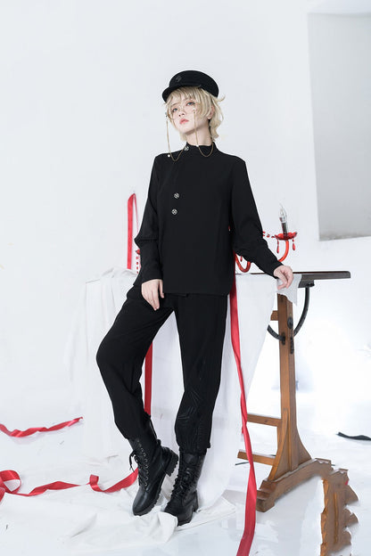 Princess Chronicles - The Stars Change - Ouji Lolita Embroidery Brolita Trousers