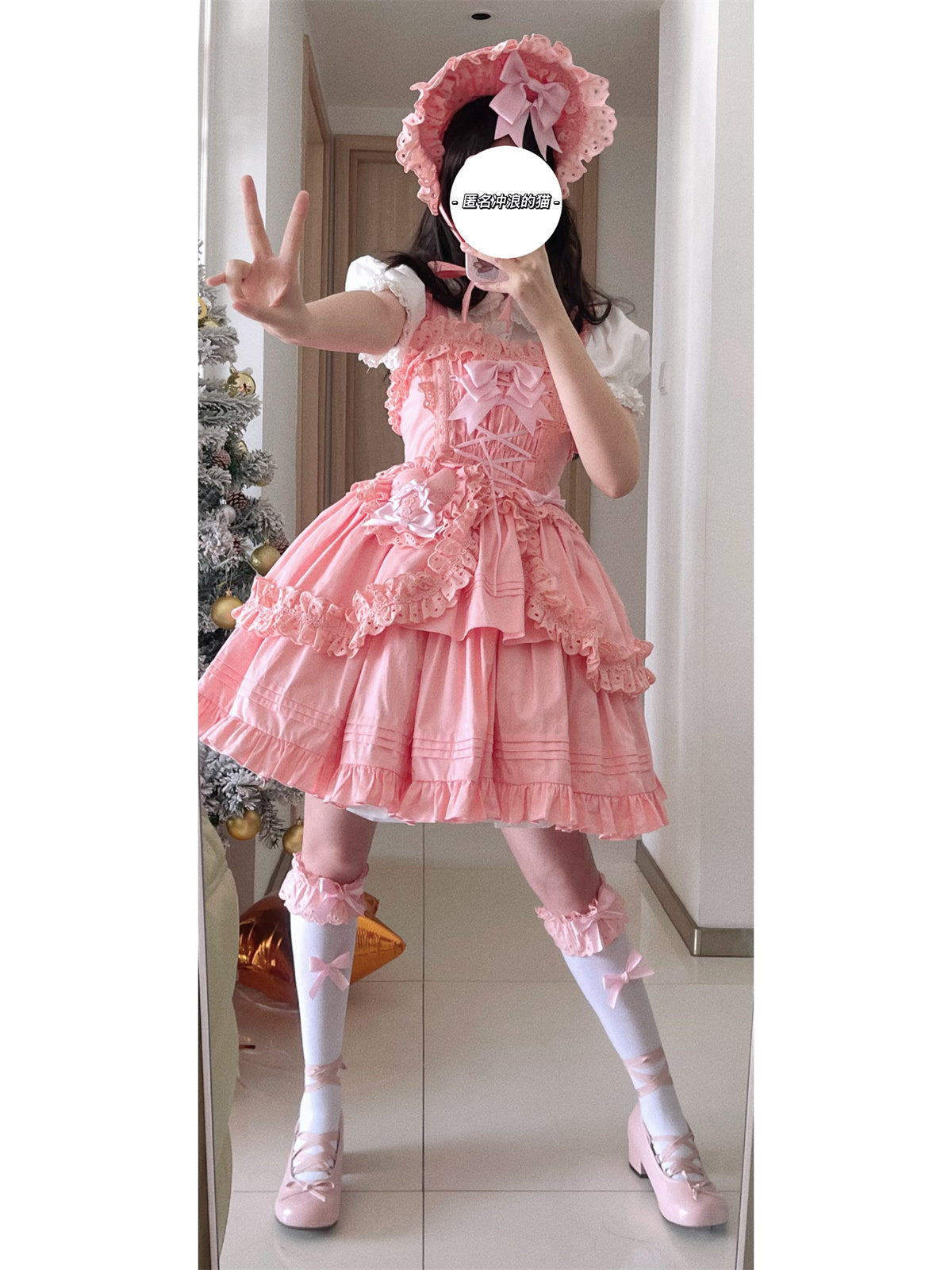 Dark Star Island - Cute Lolita Multi-Color Bow Cotton Socks