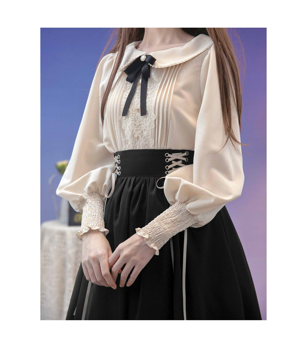 EESSILY - Countess's Autumn Tour - Retro Lolita Embroidery Long SK