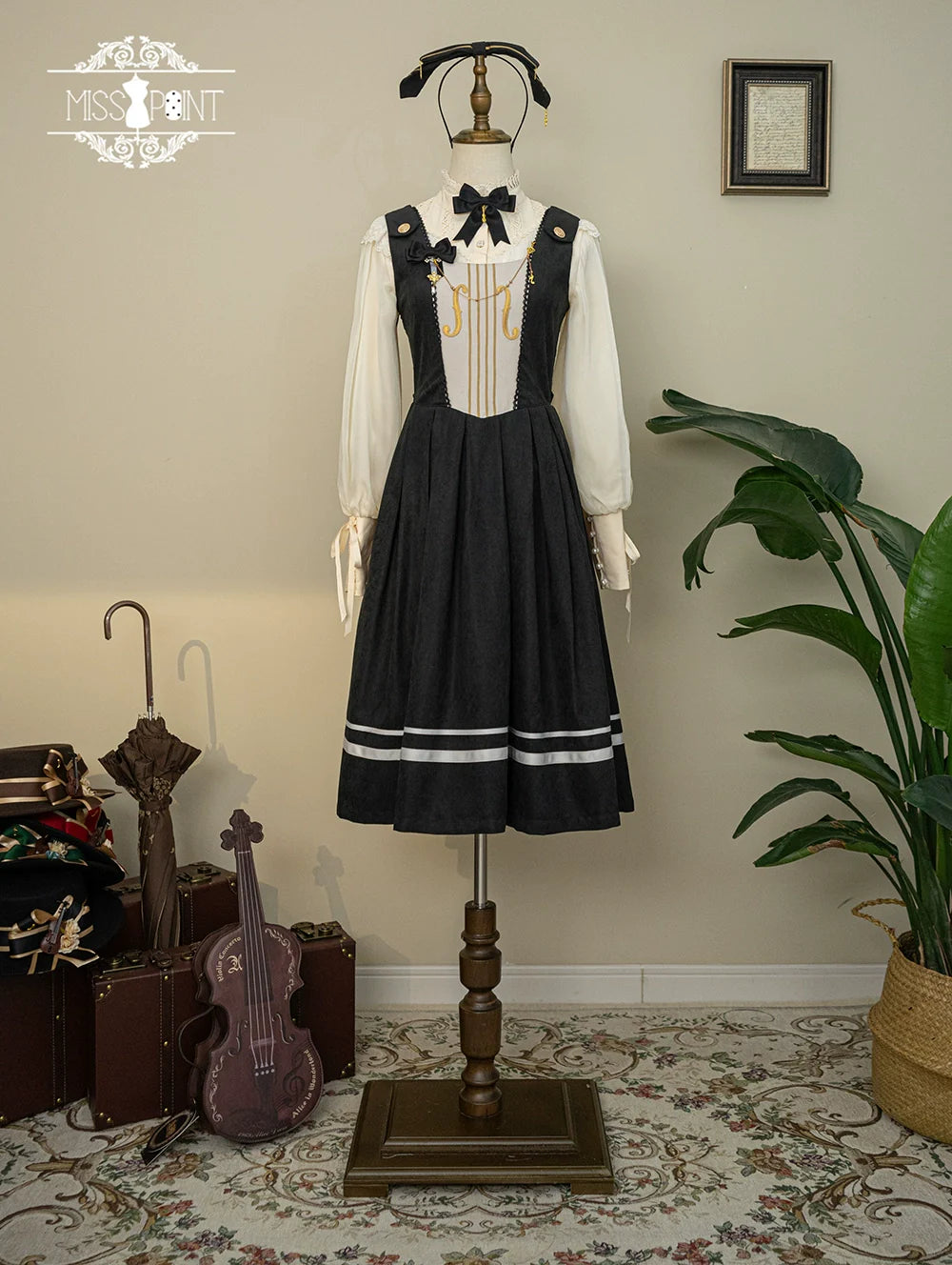 Miss Point - Customized Lolita Jumper Dress - Elegant College Lolita JSK