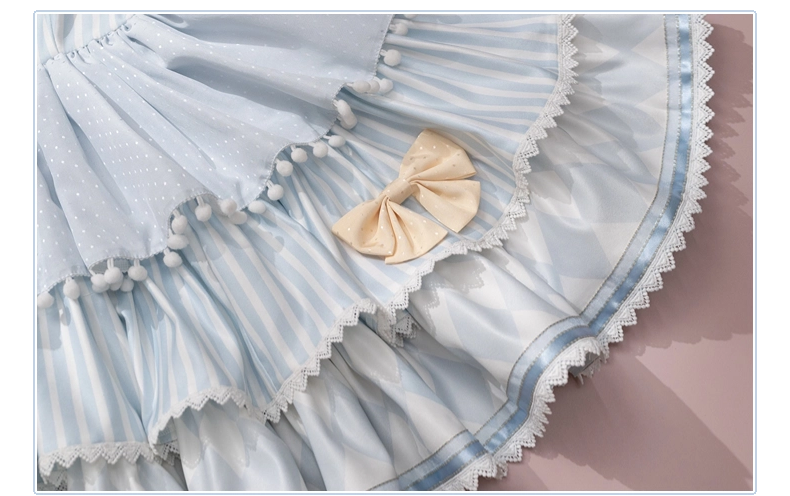 Forest Fluorescent Carps - Ouji Lolita Suit Circus Prince Shorts and OP Dress