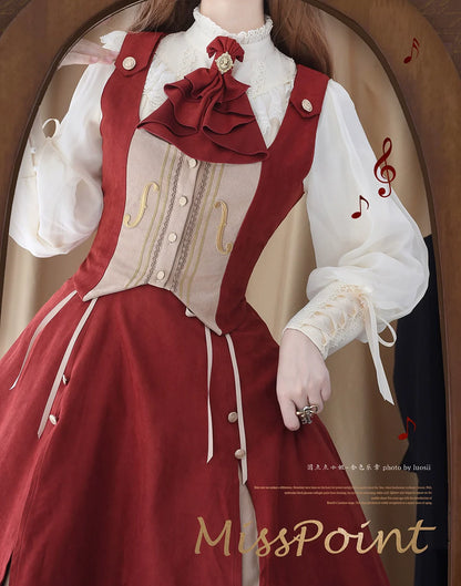 Miss Point - Golden Movement - Elegant Lolita Waistcost Short Vest Customized