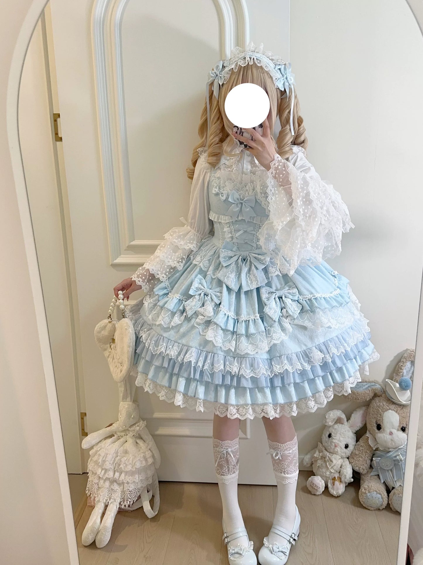 Sugar Girl - Flower Ode - Doll-like Sweet Lolita Jumper Dress