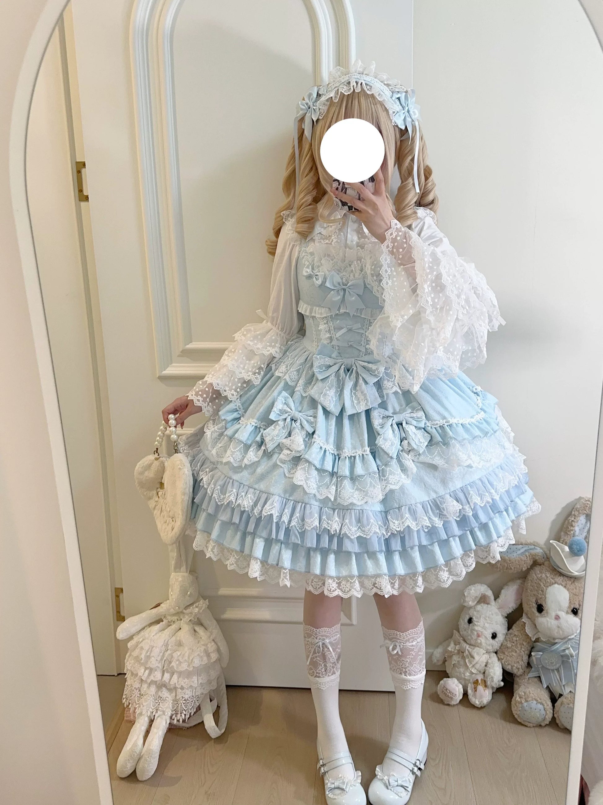 Sugar Girl - Flower Ode - Doll-like Sweet Lolita Jumper Dress