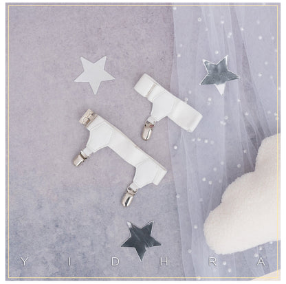 Yidhra - Lolita Tights Holdups Anti-slip Leg Clips