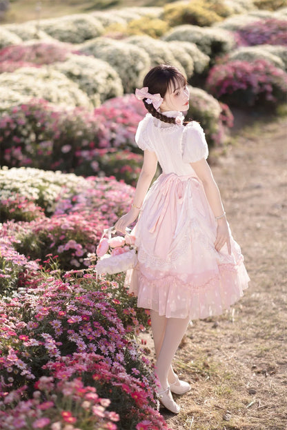 Cornfield Lolita - Elegant Lolita Dress Short Sleeve OP