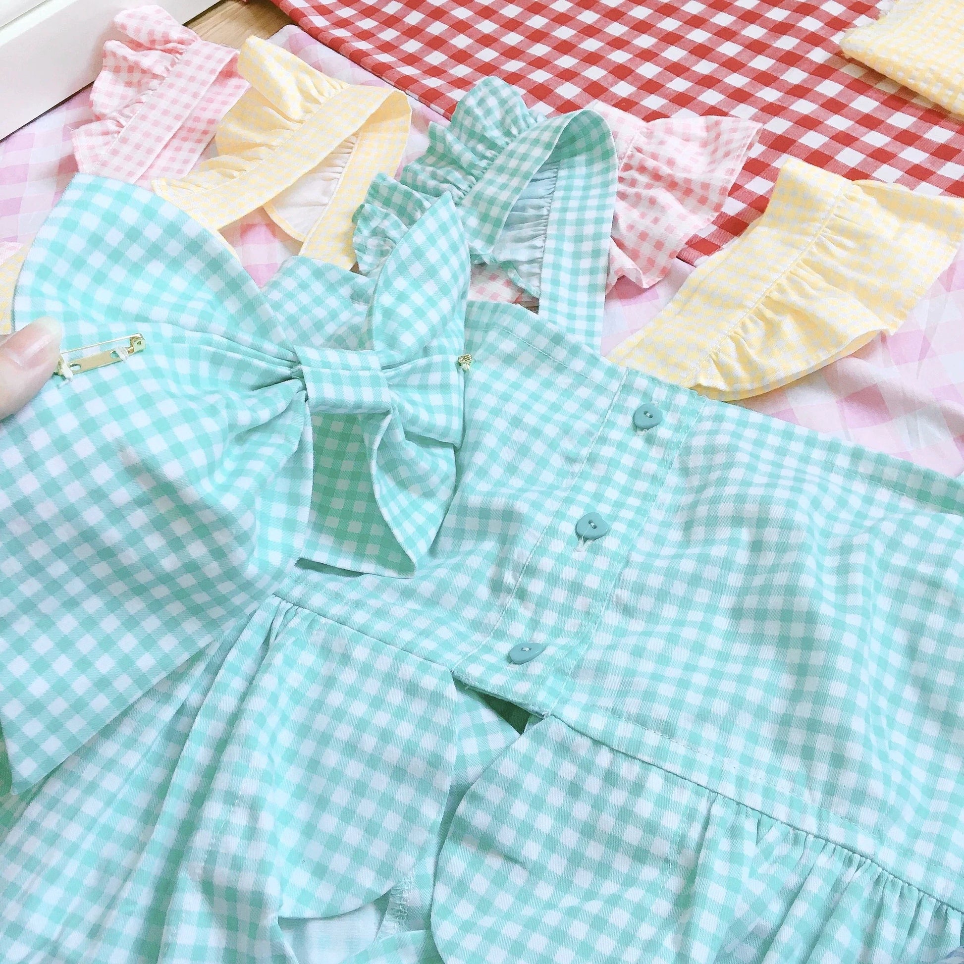 Fluff Mollie - Bean Breakfast - Sweet Lolita Overskirt Daily Daily Petaled Skirt