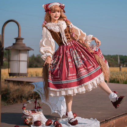 Miss Point - Rich Hymn - Lolita Bavarian Cotton Embroidered Blouse