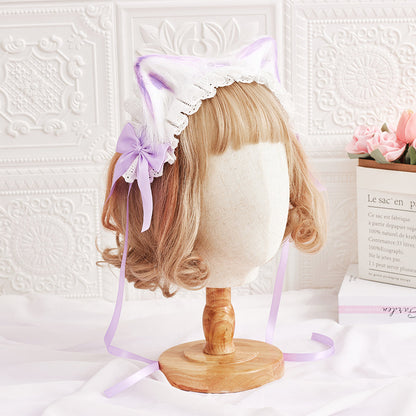 Sugar Time - Kawaii Lolita Cat Ears Design Headband