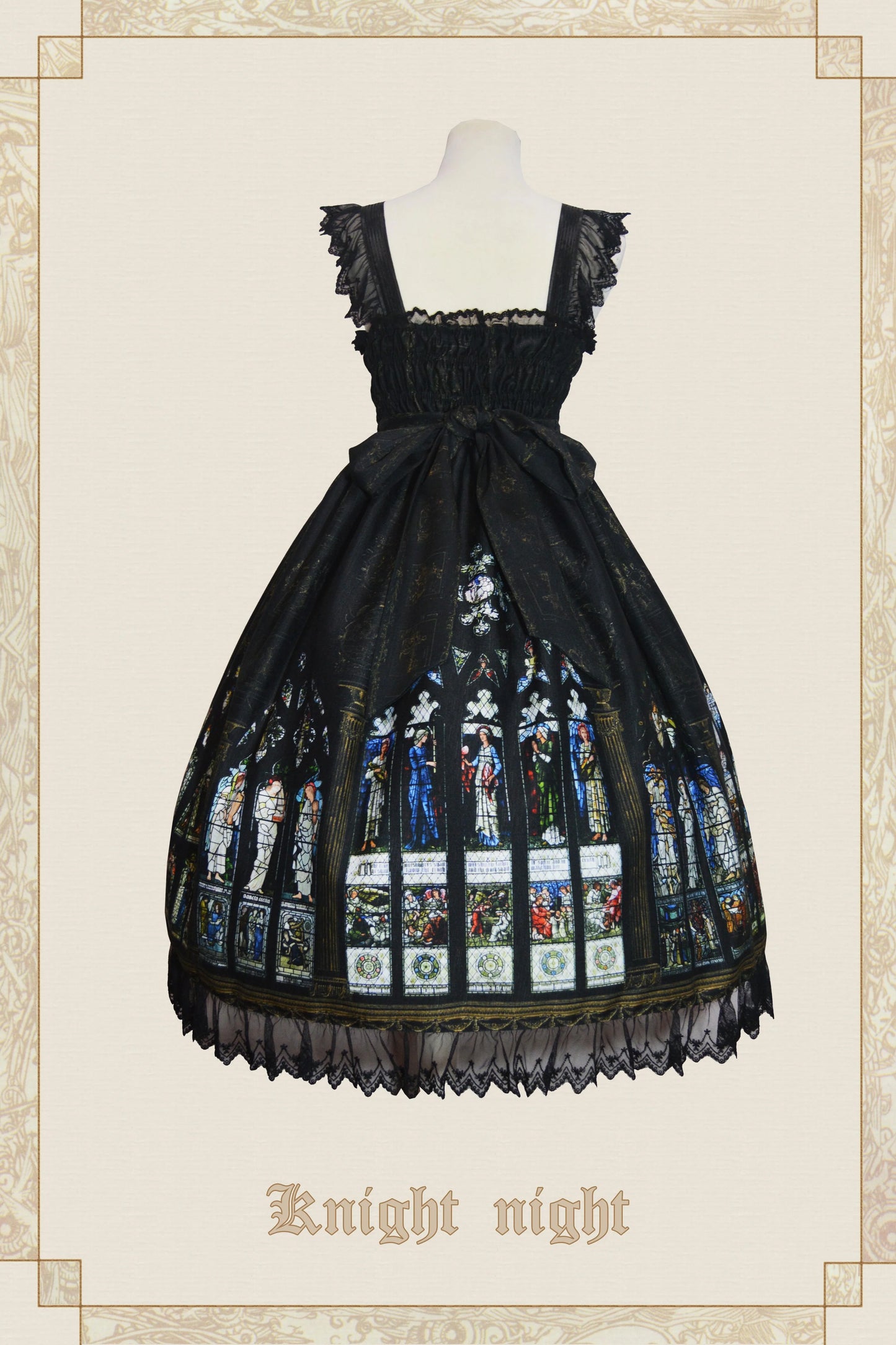 Knight night - The Saint Priest - Stained GlassﾂｷSain Lolita Jumper Dress