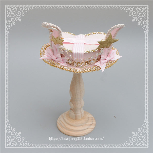 Fox Cherry - Lolita Rabbit Ears Top Hat Multiple colors
