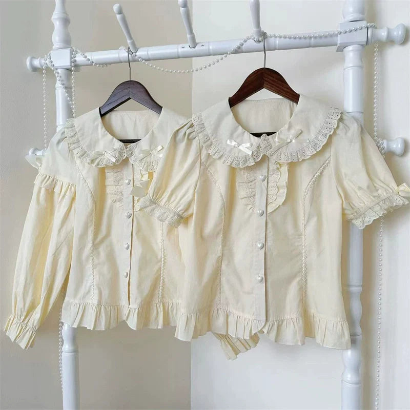 Sugar Girl - Kawaii Lolita Shirt, Peter Pan Collar