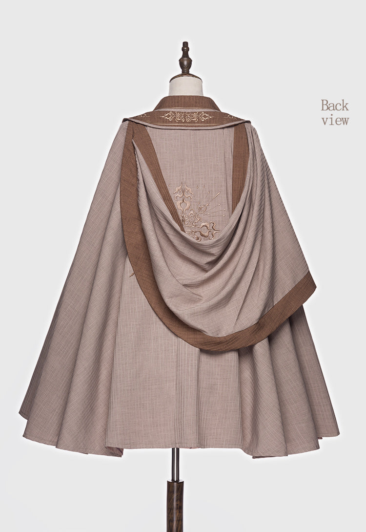 Youpairui - Sheffield - British-style Khaki Ouji Lolita Set