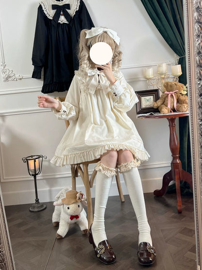 Uncle's Workshop - Lullaby - Cotton Lolita OP Dress Kawaii Lolita Bloomers