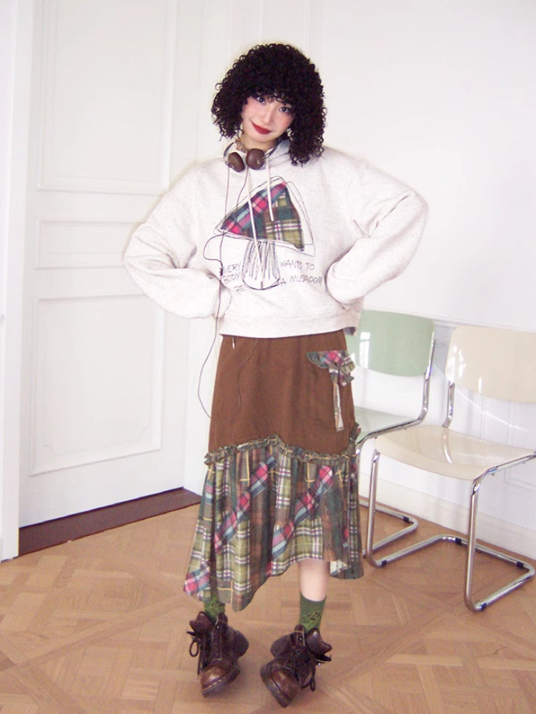 Hooded embroidered sweatshirt【s0000006559】