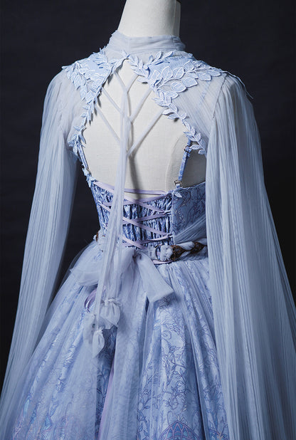 FunCcino - Dense Forest Corridor - Elegant Lolita Blouse and Cape