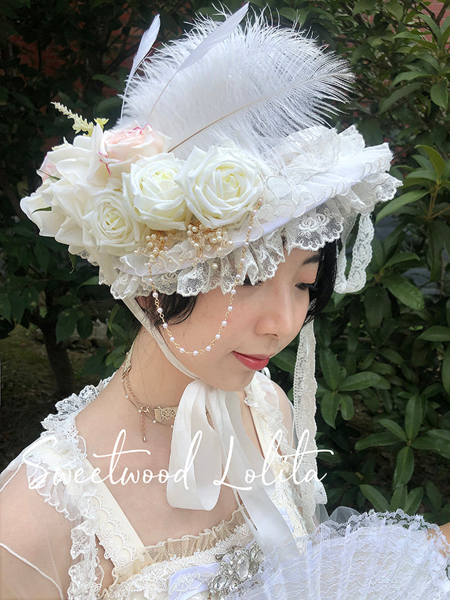 Sweet Wood - Secret Garden In Midsummer - Lolita Bonnet, Necklace, Accessory