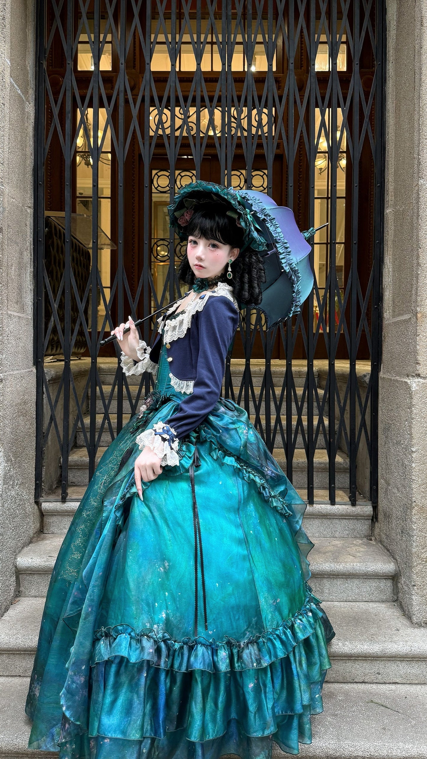 Unideer - Prelude - Elegant Lolita Bolero Jacket with Lace Ruffle Frill