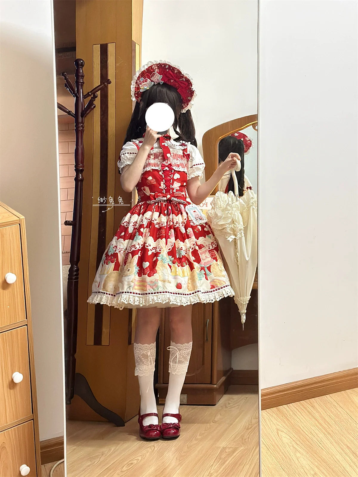 Dark Star Island - Honey Bunny Cake - Sweet Lolita JSK/OP/Strap SK/Shirt