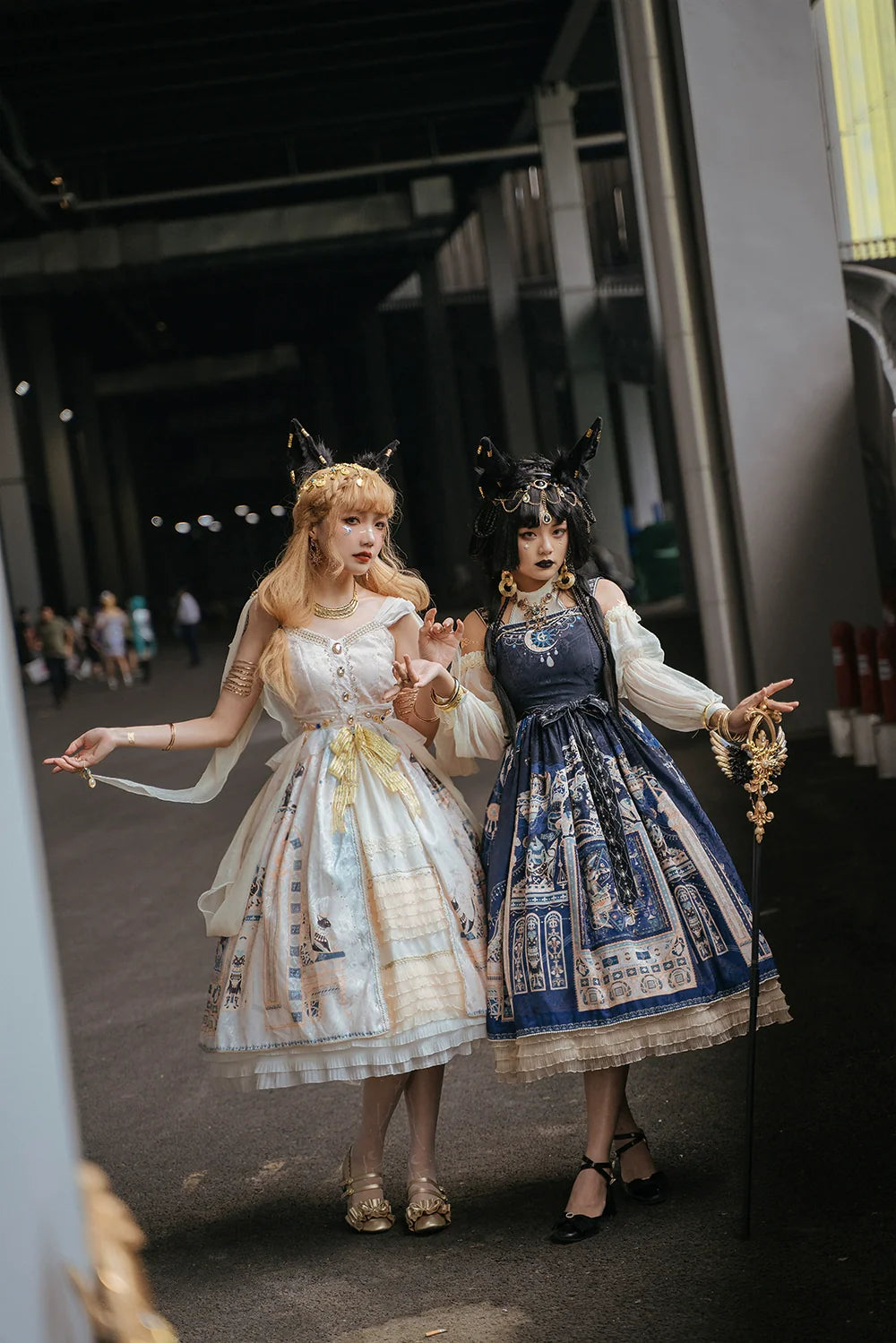 Miss Point - Dusk Best - Egyptian Lolita Dress Set Gorgeous JSK