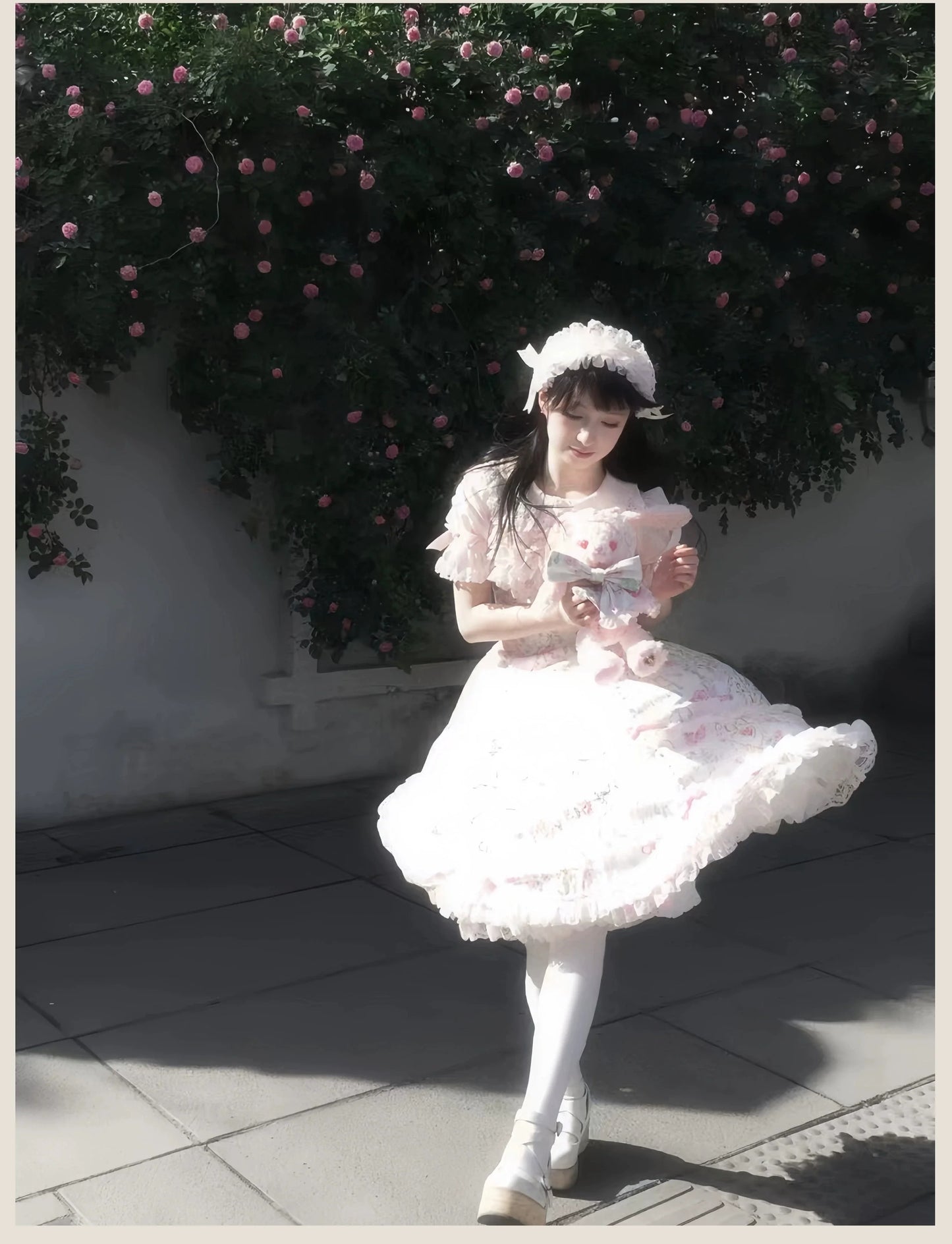 TaTaTa Lolita - Spring 2025 - Old School Lolita Jumper Dress, Floral Prints