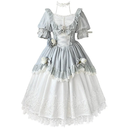 Rose Island - Fairytale Dance - Princess Lolita OP Halter Neckline Dress