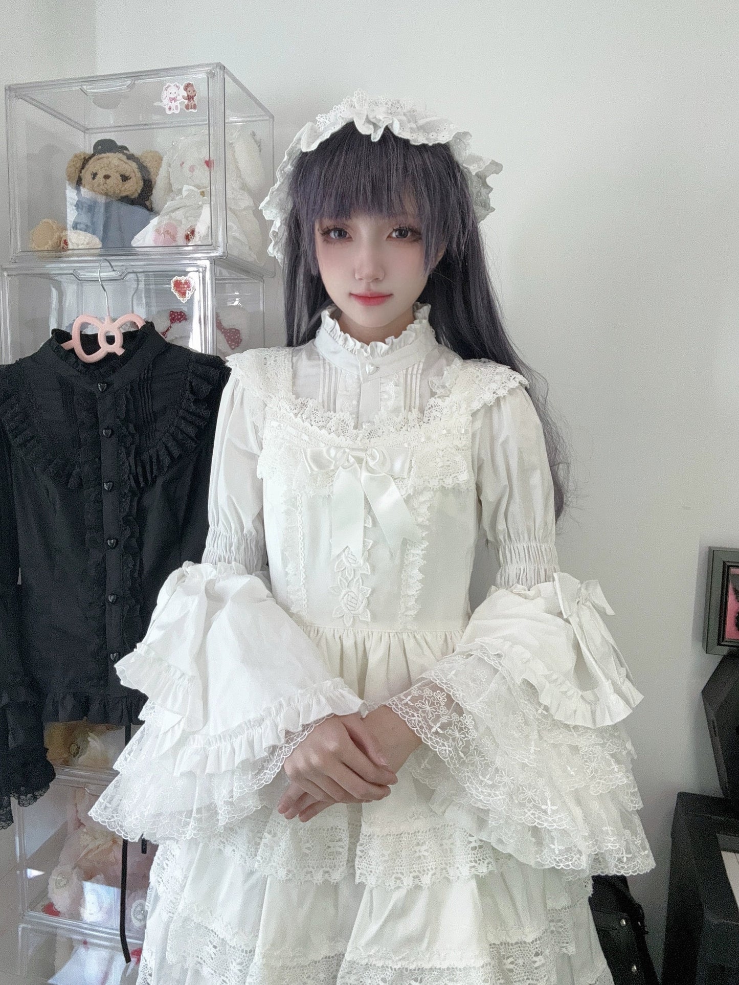 Twilight Zone - Sweet Lolita Blouse Princess Sleeve Shirt Inner Wear