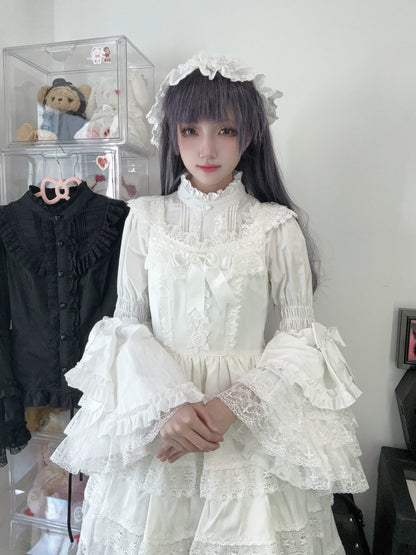 Twilight Zone - Sweet Lolita Blouse Princess Sleeve Shirt Inner Wear