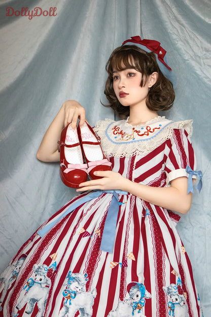 Dolly Doll - Lovers' Gift - Round Toe Middle Heel Mary Jane Lolita Shoes