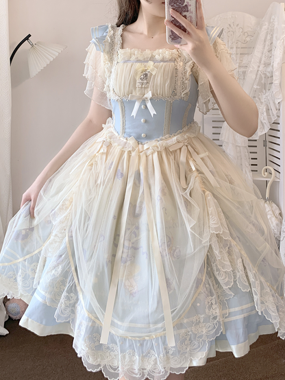 Yuexi - Plus Size Lolita Blouse Versatile Daily Loose Shirt