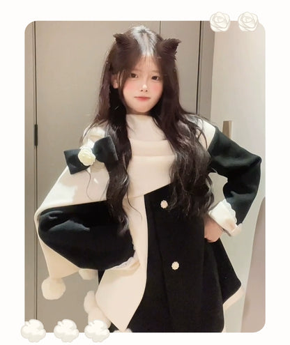 Platycodon House - Winter Sweet Lolita Coat Long Scarf Outerwear