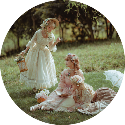 Miss point - Sally's Garden - Lolita Flower Bow Lace Necklace