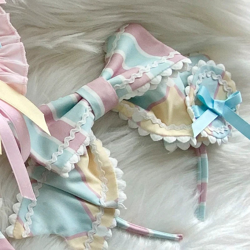 Sakurahime - Werid Theatre - Sweet Lolita Blackpink Stripe OP