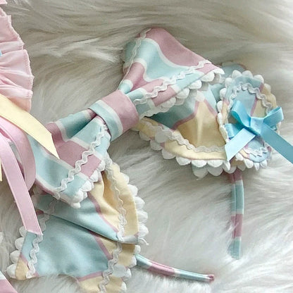 Sakurahime - Werid Theatre - Sweet Lolita Blackpink Stripe OP