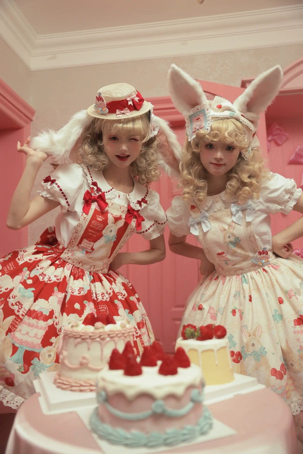 Dark Star Island - Honey Bunny Cake - Sweet Lolita JSK/OP/Strap SK/Shirt