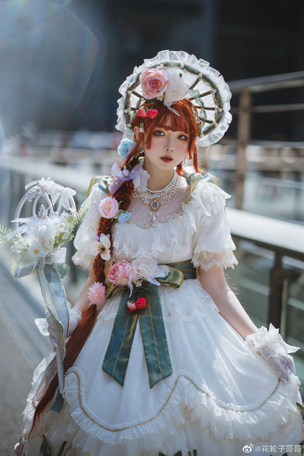 Rose of Sharon - Theresa - Vintage Wedding Lolita Necklace